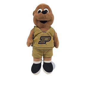 Toy Factory NCAA Purdue Boilermakers Stuffed Plush Bear Mascot 9 Inch